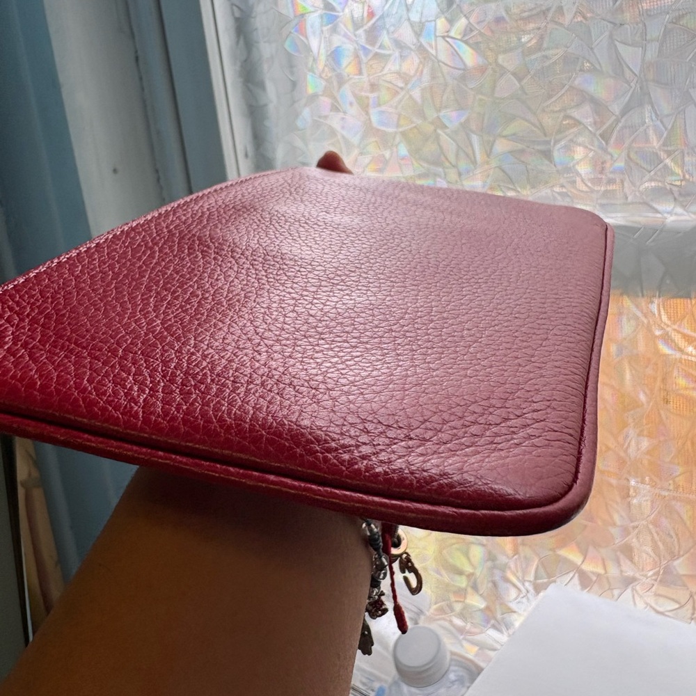 Coach Red Minnie roller derby Wristlet euc - Picture 5 of 11